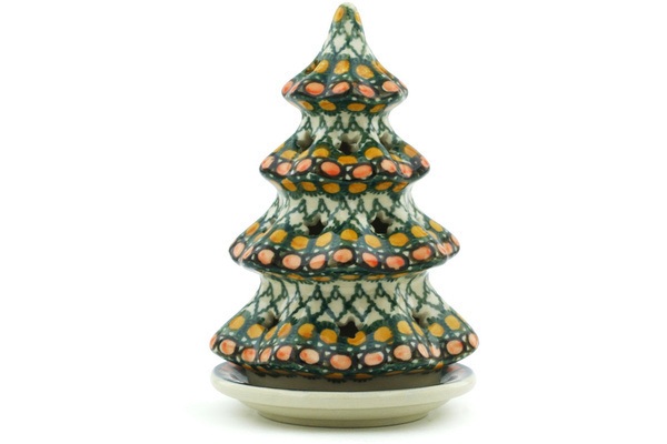 Christmas Tree Candle Holder 6"