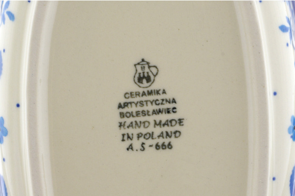 Oval Baker with Handles 9"