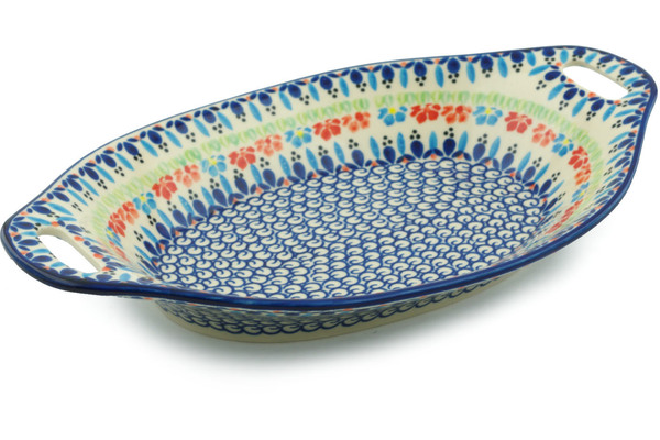 Bowl with Handles 13"