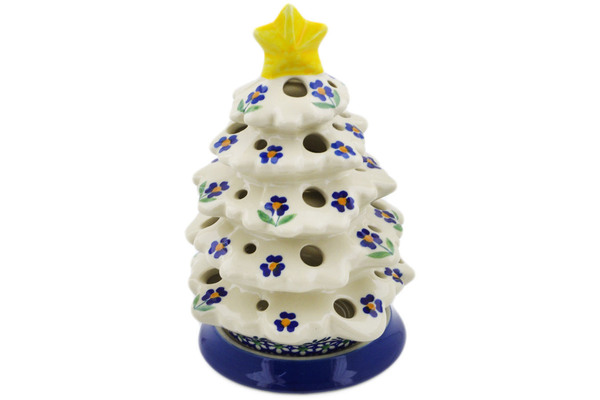 Christmas Tree Candle Holder 8"