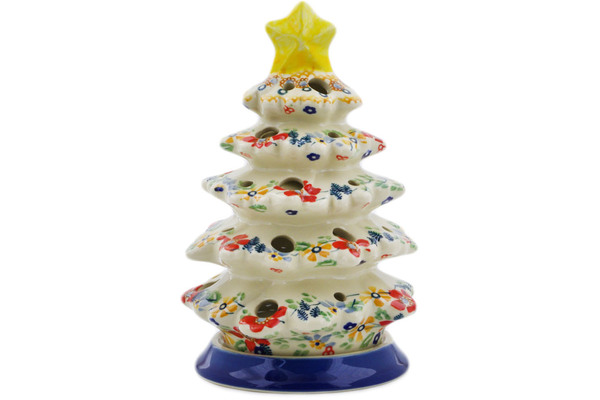 Christmas Tree Candle Holder 8"