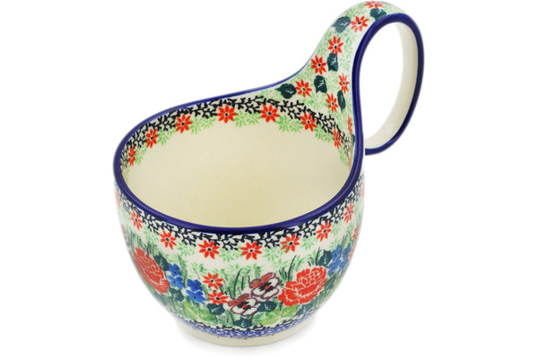 Bowl with Loop-Handle 6"