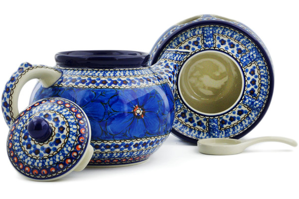 Tea or Coffee Pot with Heater 40 oz