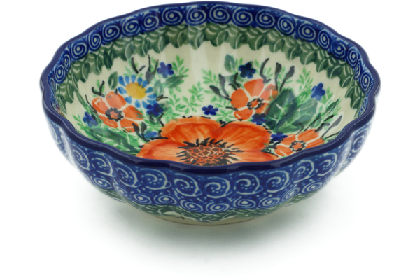 Scalloped Fluted Bowl 5"