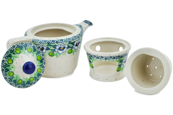 Tea or Coffee Pot with Heater 14 oz