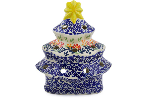 Christmas Tree Candle Holder 7"