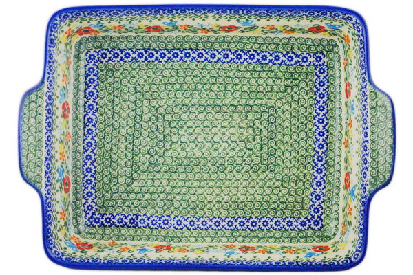 Rectangular Baker with Handles 15"