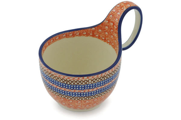 Bowl with Loop-Handle 6"