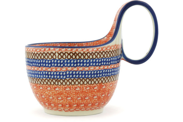 Bowl with Loop-Handle 6"