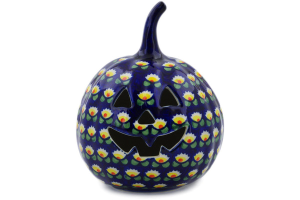 Jack O Lantern Candle Holder 6"