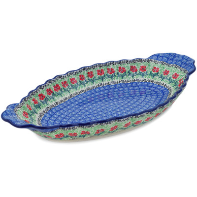 Platter with Handles 16"