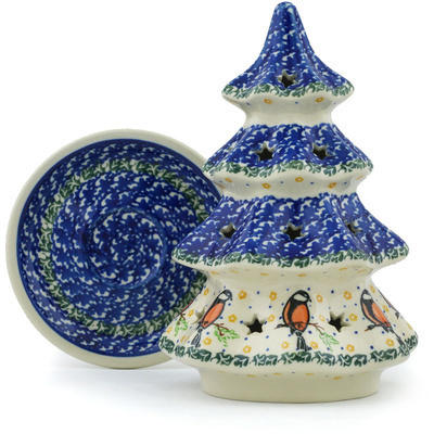 Christmas Tree Candle Holder 8"