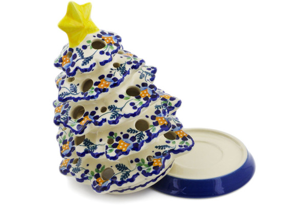 Christmas Tree Candle Holder 8"