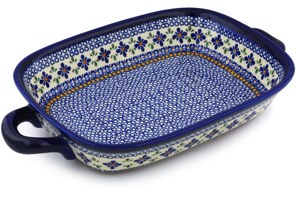 Rectangular Baker with Handles 18"