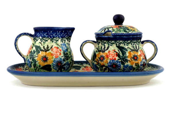 Sugar and Creamer Set 10"