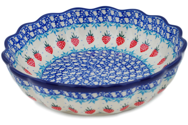 Scalloped Fluted Bowl 8"