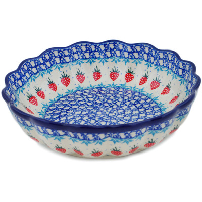 Scalloped Fluted Bowl 8"