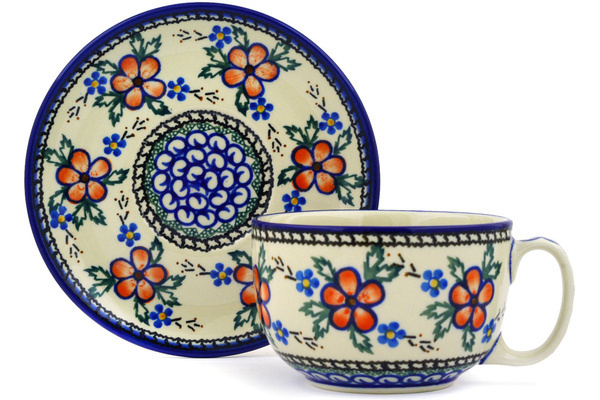 Cup with Saucer 13 oz