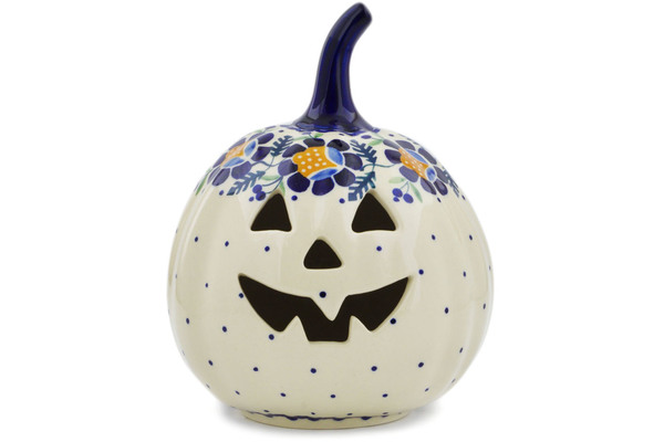 Jack O Lantern Candle Holder 6"