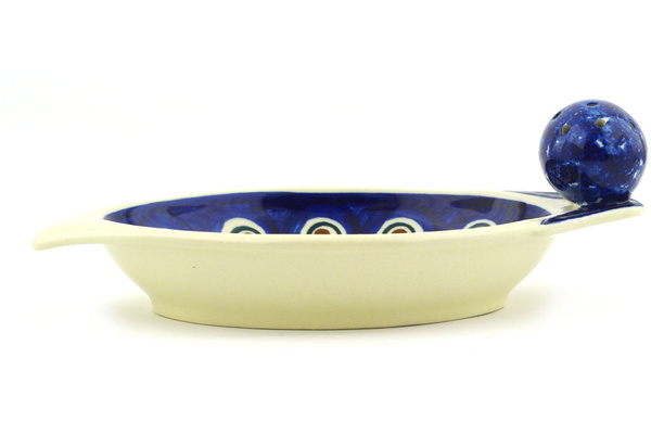 Lemon Plate with Toothpick Holder 8"