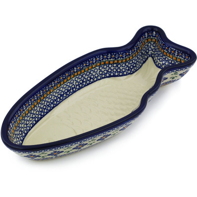 Fish Shaped Platter 14"
