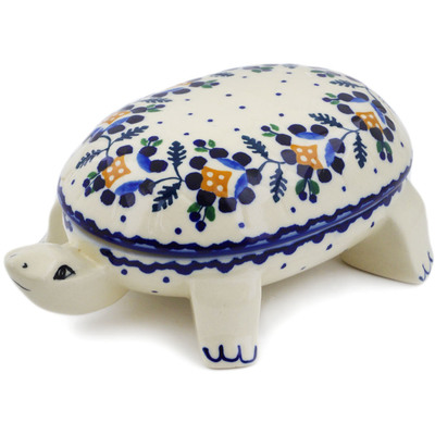 Turtle Shaped Jar 6"