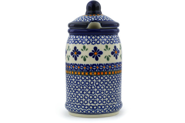 Jar with Lid with Opening 7"