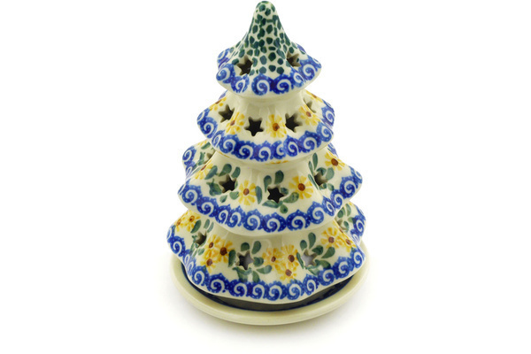 Christmas Tree Candle Holder 6"