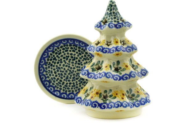 Christmas Tree Candle Holder 6"