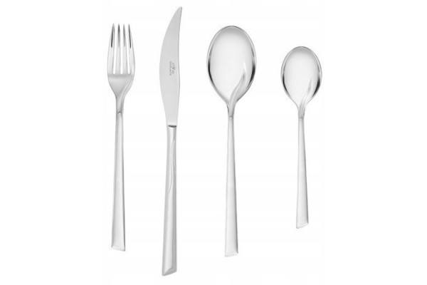 Stainles steel cutlery set in suitcase 68 pcs for 12