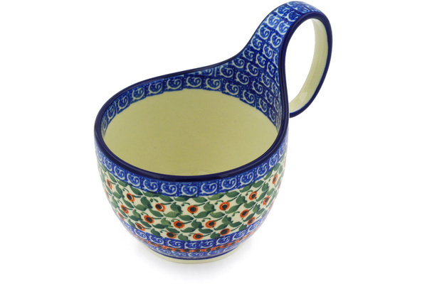 Bowl with Loop-Handle 6"