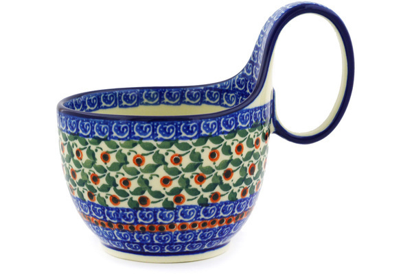 Bowl with Loop-Handle 6"