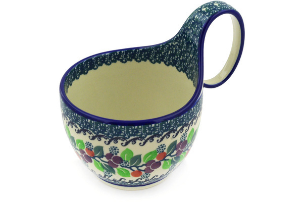 Bowl with Loop-Handle 6"