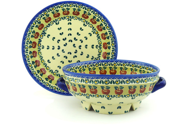 Colander with Plate 10"