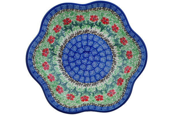 Scalloped Fluted Bowl 8"