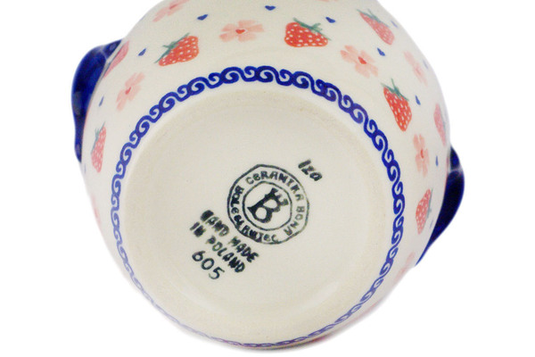 Jar with Lid and Handles 7"