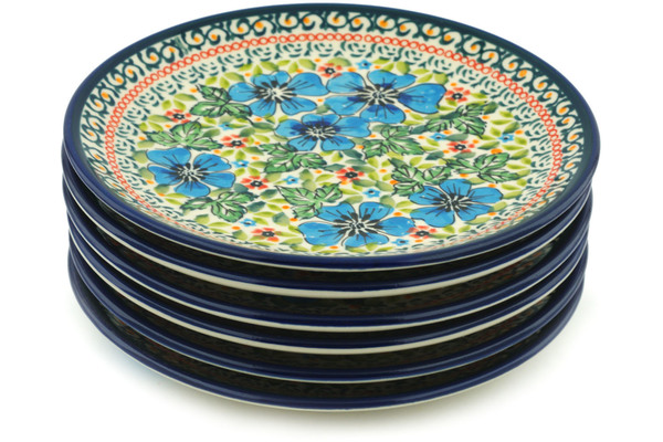 Set of 6 Plates 7"