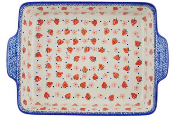 Rectangular Baker with Handles 15"