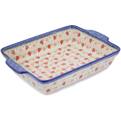 Rectangular Baker with Handles 15"