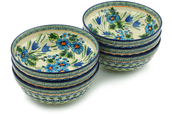 Set of 6 Bowls 7"