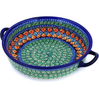 Round Baker with Handles 13"