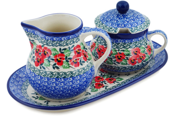 Sugar and Creamer Set 11"