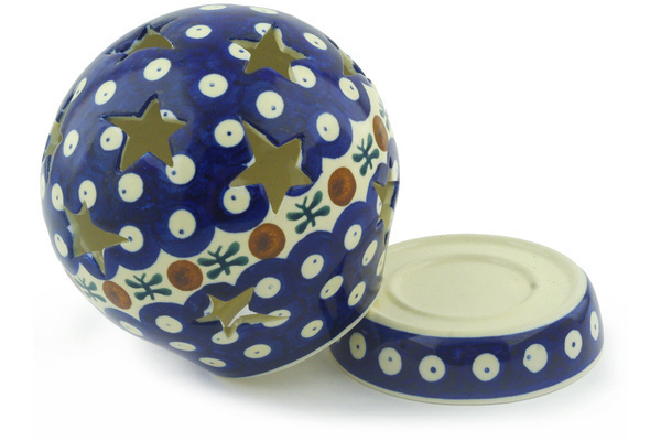 Globe Shaped Candle Holder 5"