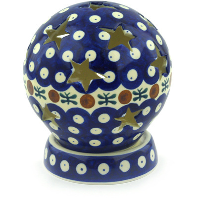 Globe Shaped Candle Holder 5"