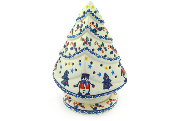 Christmas Tree Candle Holder 8"