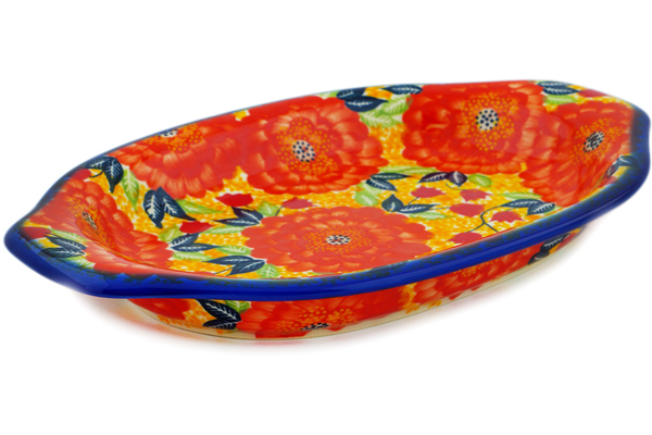 Platter with Handles 13"