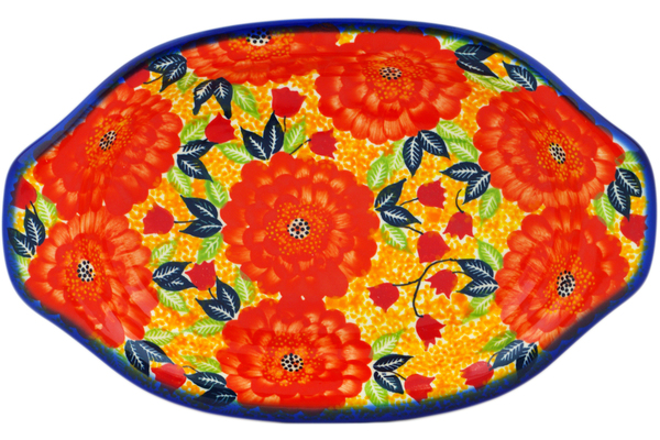 Platter with Handles 13"