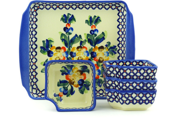 Relish Server Set with Tray 10"