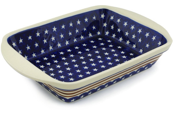 Rectangular Baker with Handles 14"