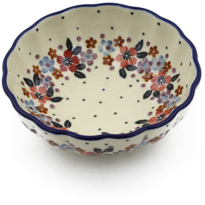 Scalloped Fluted Bowl 5"